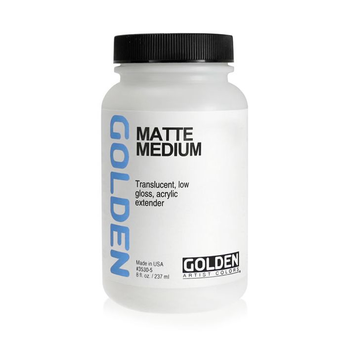 Golden Matte Medium - 8 oz - by Golden - K. A. Artist Shop