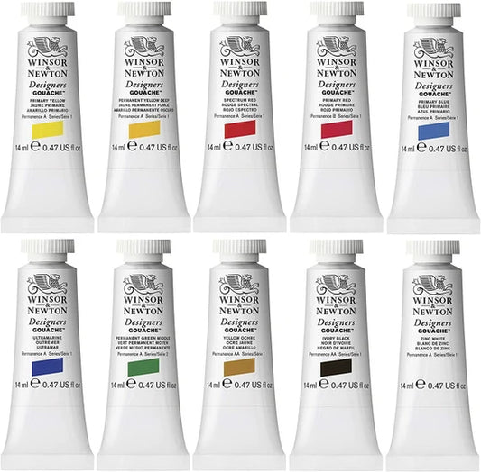 Winsor & Newton Designers Gouache Introductory Set - by Winsor & Newton - K. A. Artist Shop