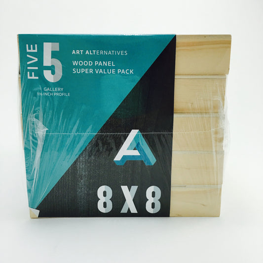 Art Alternatives Wood Panel Value Pack - 1.5 inch "Gallery Profile" - by Art Alternatives - K. A. Artist Shop