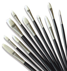 1Set Winsor Newton Acrylic / Oil Painting Brushes High Elastic Nylon L –  AOOKMIYA