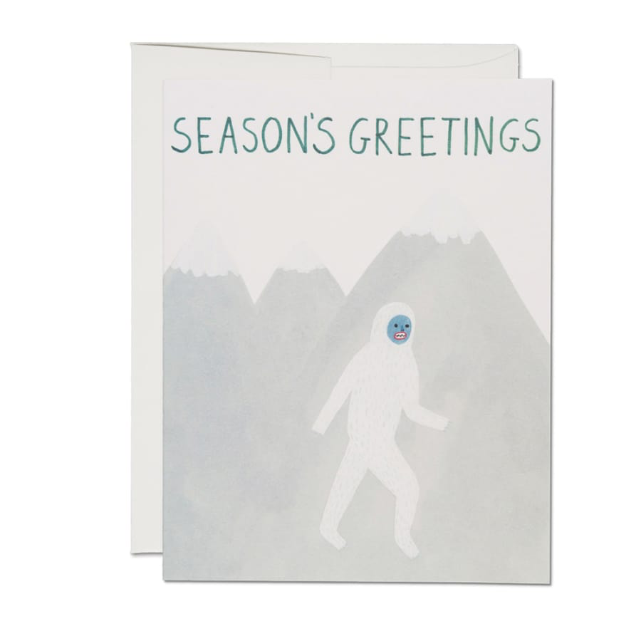 Red Cap Holiday Yeti Card - Boxed Set - by Red Cap - K. A. Artist Shop
