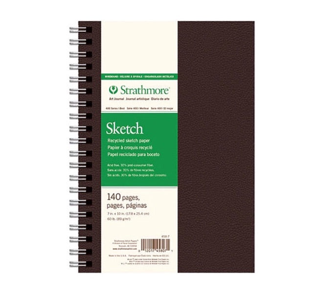Strathmore Sketch Spiral Paper Pad 9x12 100 Sheets