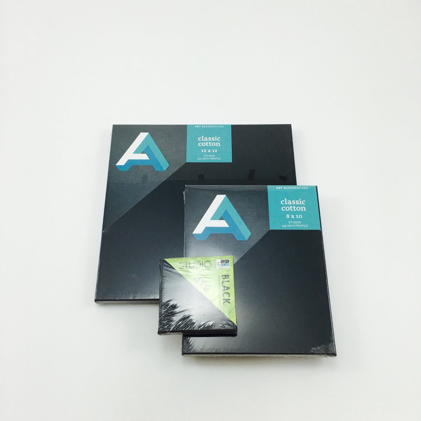 Art Alternatives Black Cotton Stretched Canvas - 3/4 inch "Studio Profile" - by Art Alternatives - K. A. Artist Shop