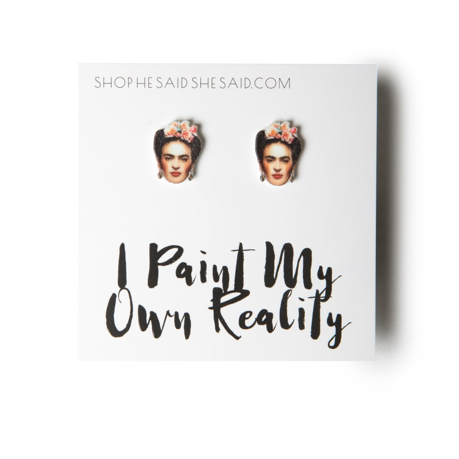 He Said, She Said Frida Kahlo Earrings - by He Said, She Said - K. A. Artist Shop