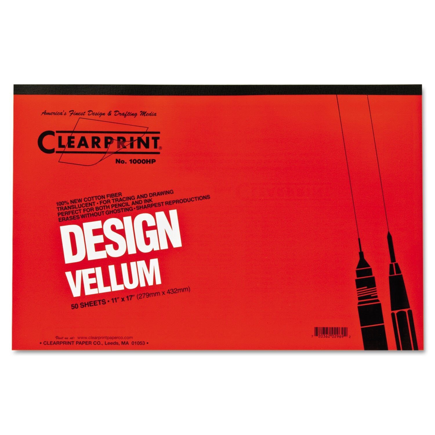 Clearprint 12 x 18 Vellum 1000H - 100 Sheet Pack