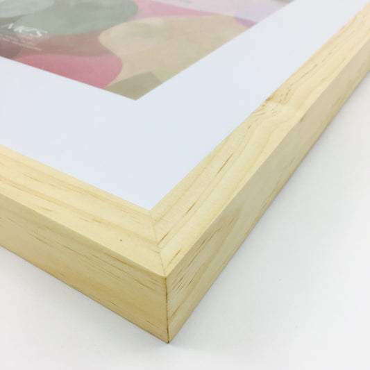 Art Shadow Box Frame • Natural Wood - by MCS Frames - K. A. Artist Shop