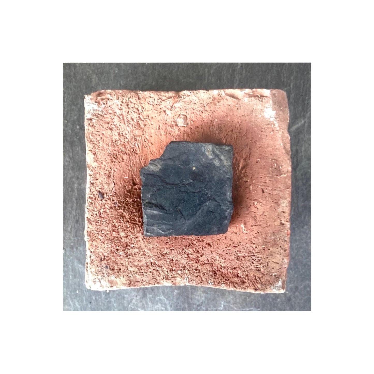 “Porch Arrangements” by Kenneth Kase - Terra-cotta and Slate Squares by Kenneth Kase - K. A. Artist Shop