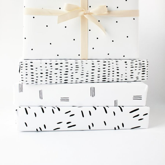 Ramona & Ruth Lineup Gift Wrap - Roll of 3 - by Ramona & Ruth - K. A. Artist Shop