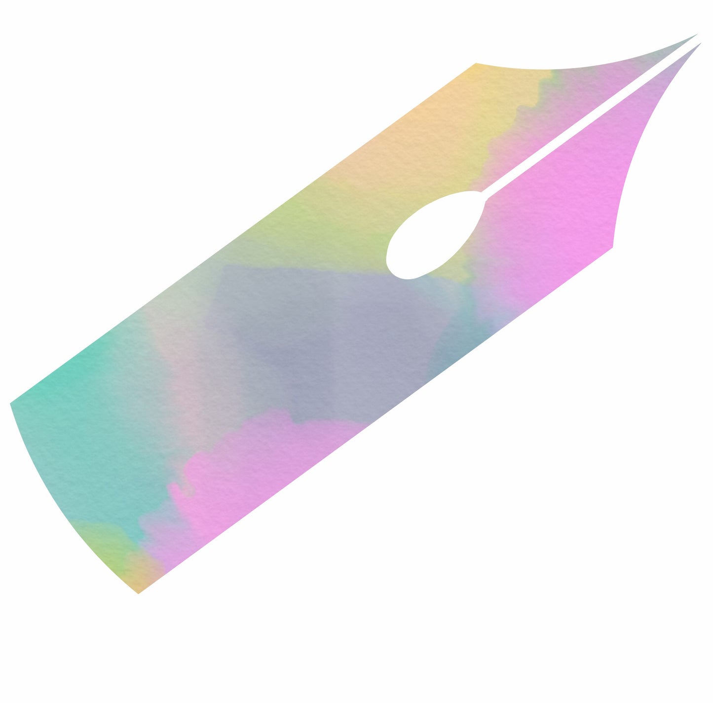 “Color Splash Nib” Vinyl Sticker by KA - by Kristen Ashley - K. A. Artist Shop