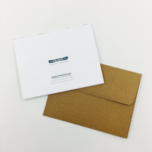 "Wishing You A Happy Hanukkah" Holiday Card by One Canoe Two - by 1Canoe2 - K. A. Artist Shop