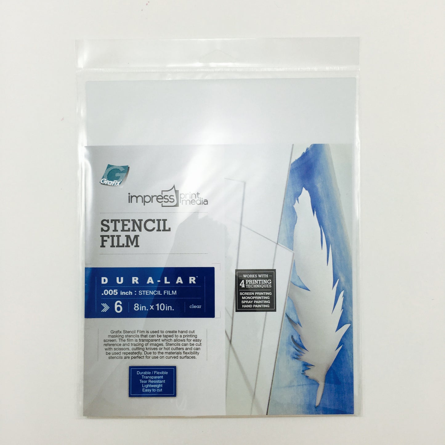 Grafix Stencil Film 8"x10" - Pack of 6 - by Grafix - K. A. Artist Shop