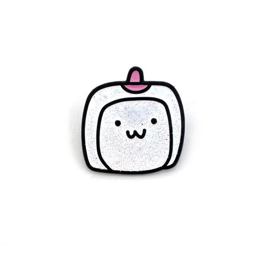 Tofu Baby Enamel Pin by Missy Kulik - by Missy Kulik - K. A. Artist Shop