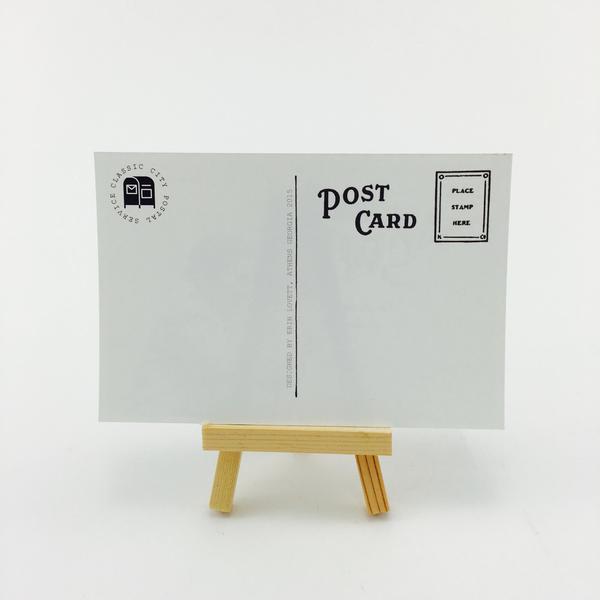 "Y'all Need Jesus" Athens, GA Postcard by Classic City Postal Service - by Erin Lovett - K. A. Artist Shop