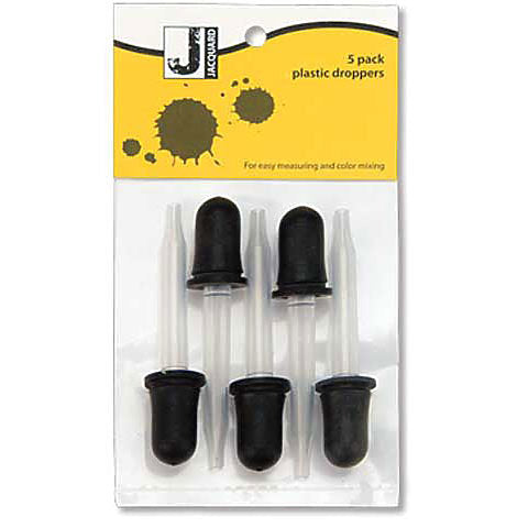 Jacquard Plastic Droppers - Set of 5 - by Jacquard - K. A. Artist Shop