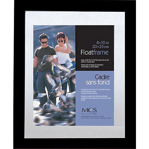 Black Float Frames by MCS - 8 x 10 inches by MCS Frames - K. A. Artist Shop