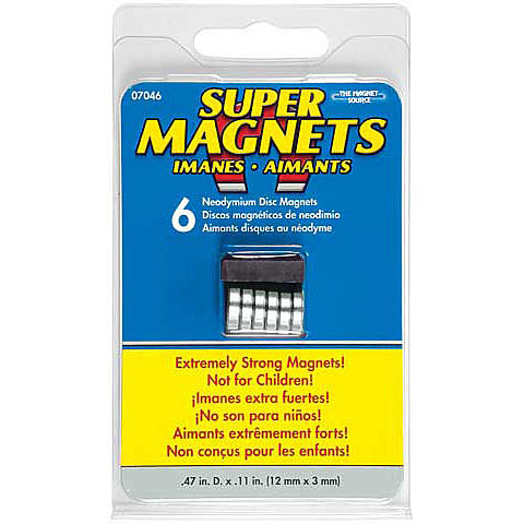 Super Neodymium Disc Magnets - by Magnet Source - K. A. Artist Shop