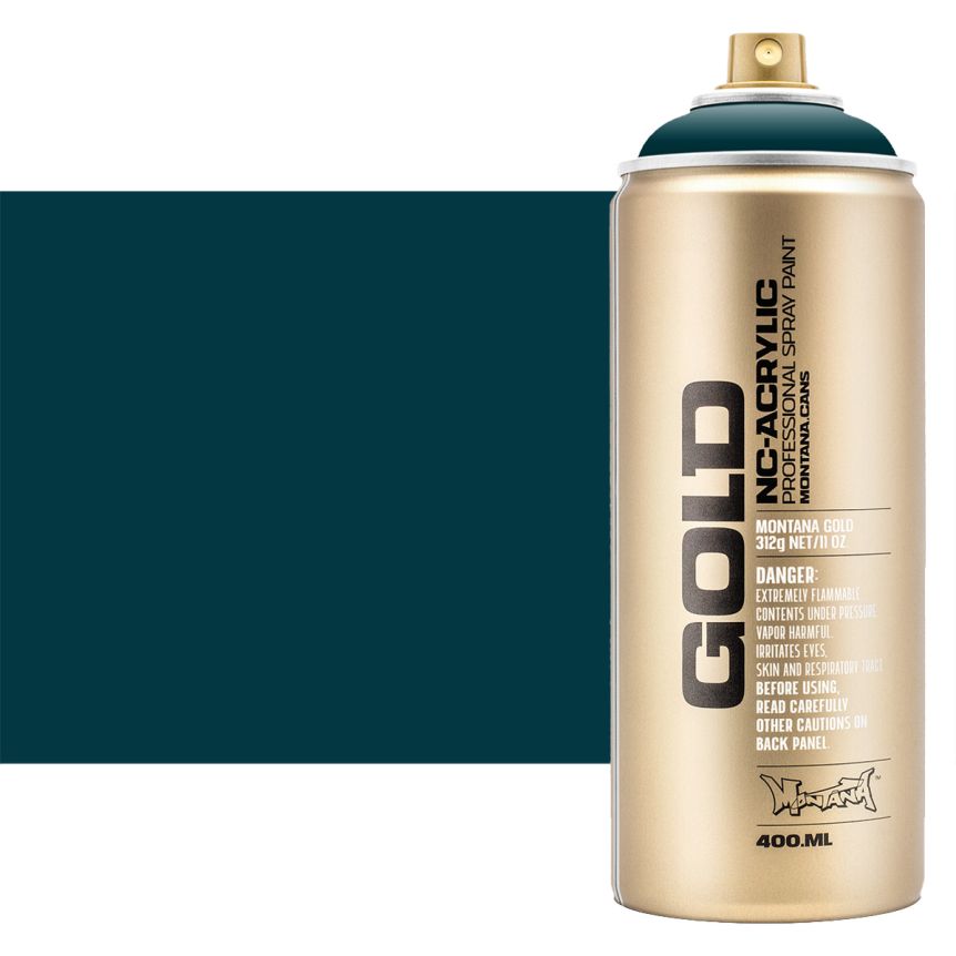 Montana Spray Paint - Gold Edition - Petrol by Montana - K. A. Artist Shop