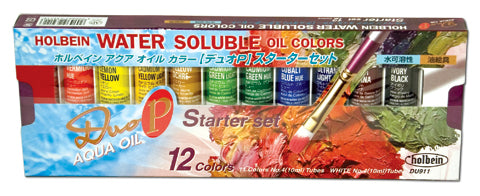 Holbein Duo Aqua Oil - Set of 12 / 10ml - by K. A. Artist Shop - K. A. Artist Shop