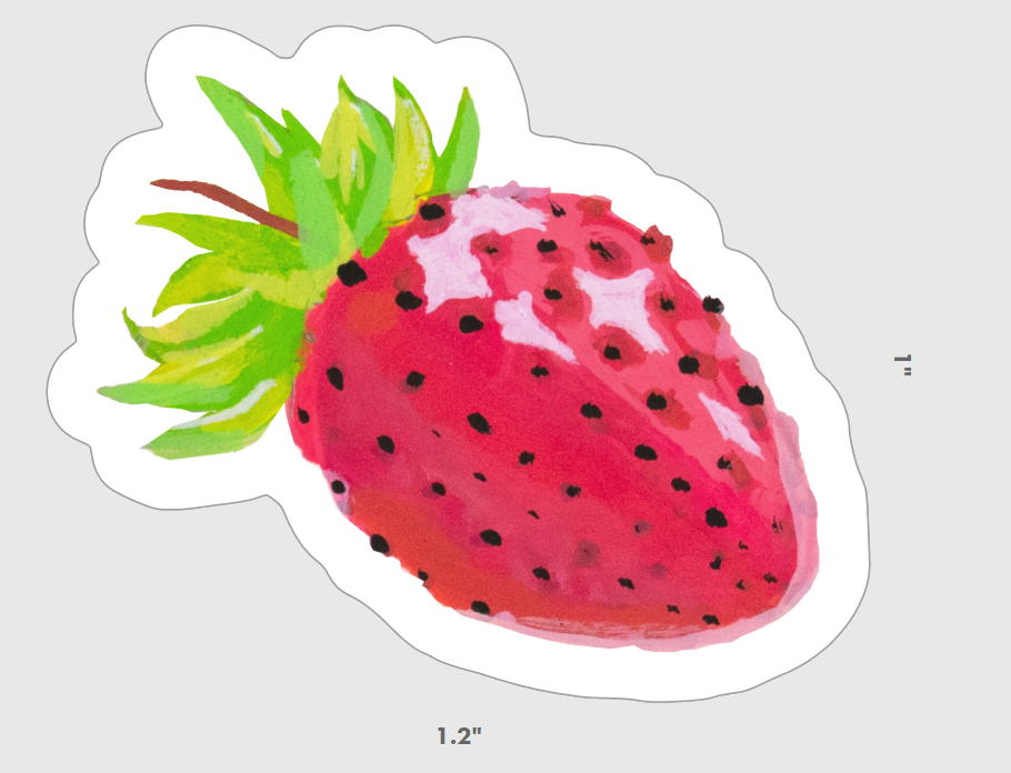 strawberry' Sticker | Spreadshirt