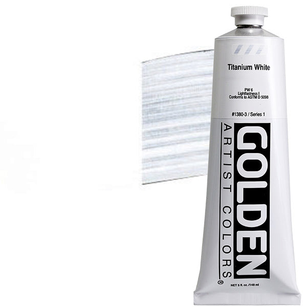 Golden Heavy Body Acrylics - 5oz. / Titanium White - by Golden - K. A. Artist Shop