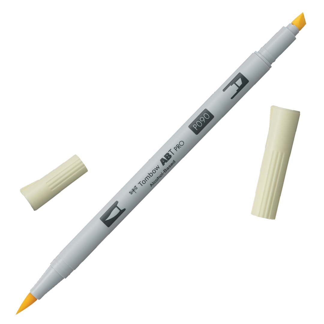 Tombow ABT PRO Alcohol-Based Art Marker - Warms - Individuals - P090 - Lemon Cream by Tombow - K. A. Artist Shop
