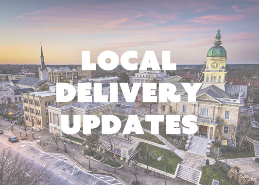 Local Delivery and Updated Shop Hours