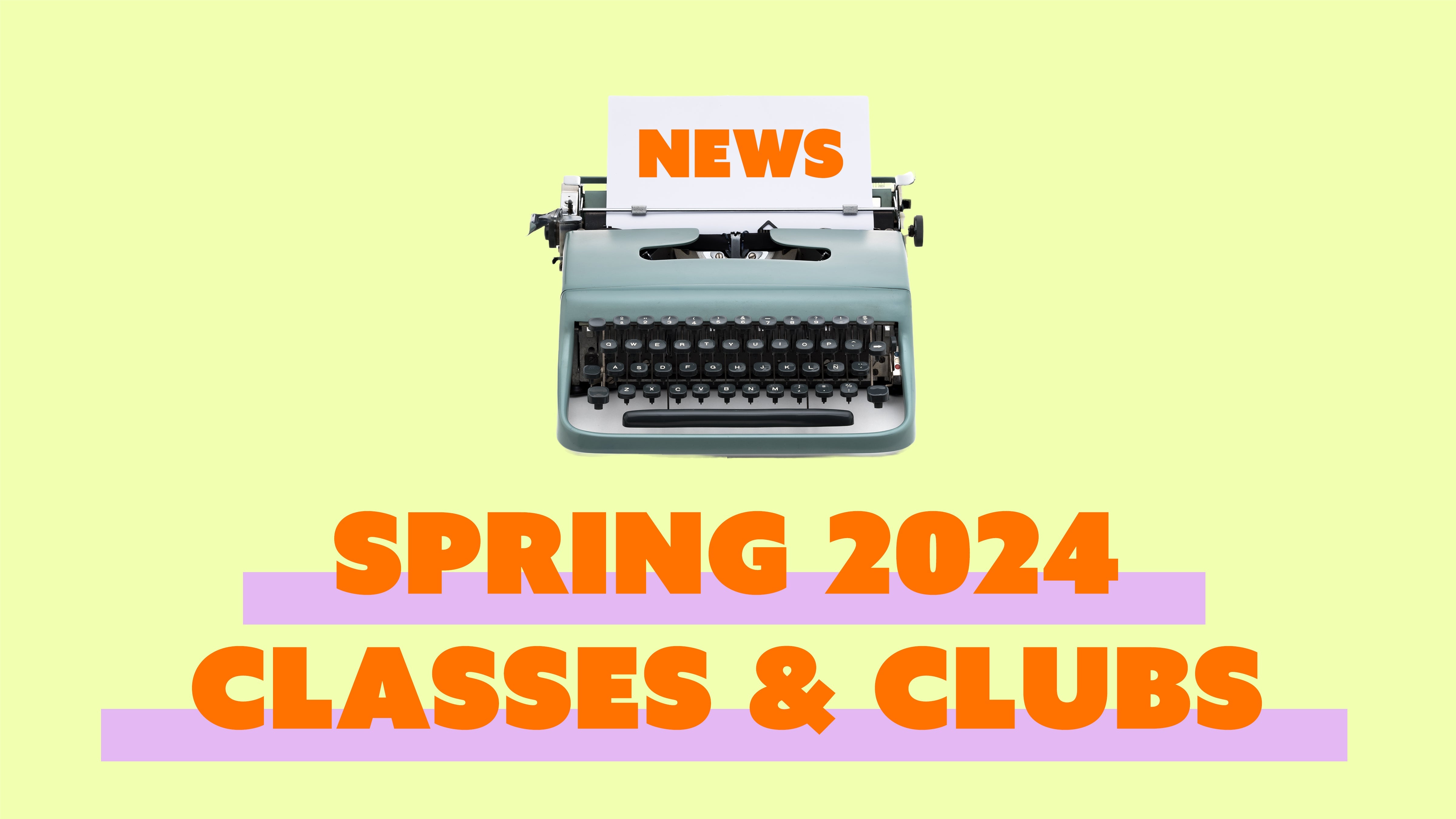 Spring 2024 Classes and Clubs – K. A. Artist Shop