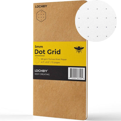 Traveler's Size Notebook with Tomoe River Paper by LOCHBY • Dot Grid Pages