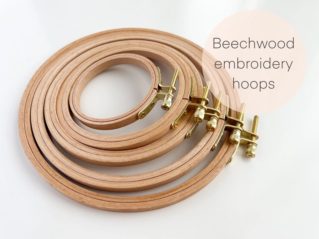Beechwood Embroidery Hoops