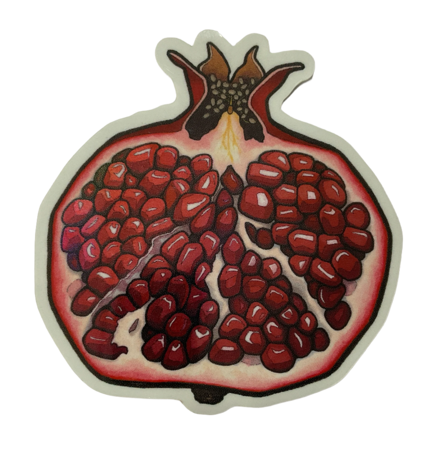 "Pomegranate" Sticker by Holly Hutchinson