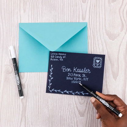 Fudenosuke Brush Pens - White - 2-Pack