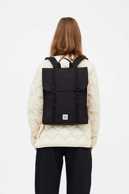 Handy Backpack in Black by Lefrik