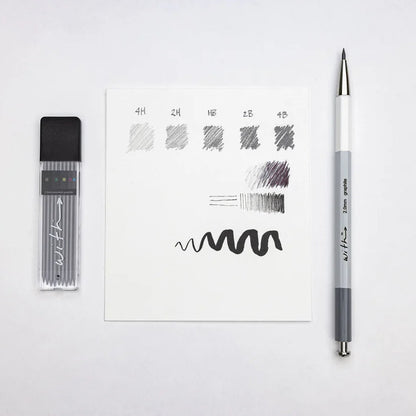 Grayscale Colored Pencil Drawing Set by With