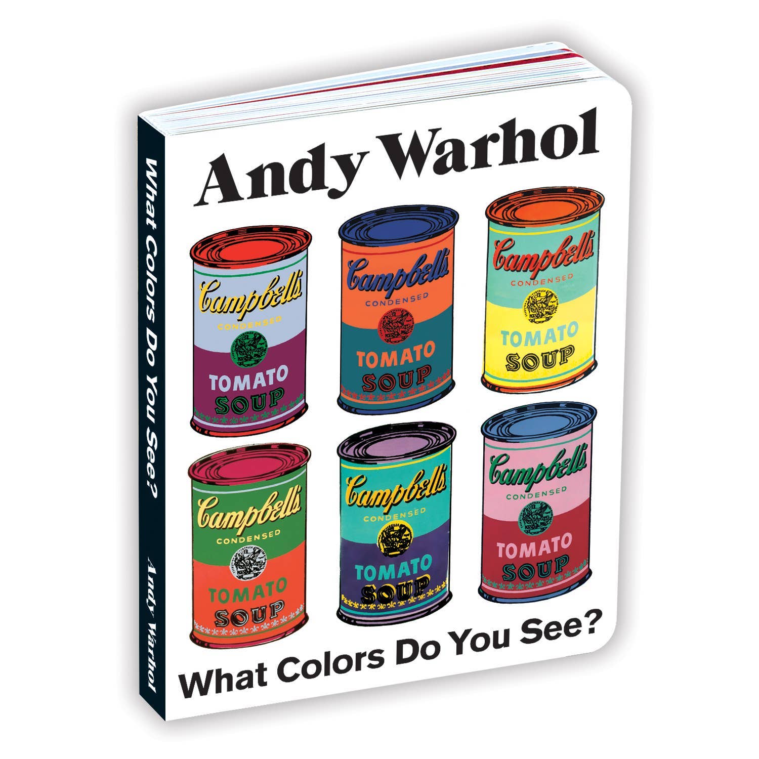 Andy Color Paints Andy Warhol What Colors Do You See? Board Book – K. A. Artist Shop