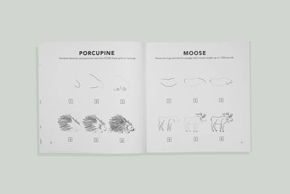 Mushrooms & Woodland Creatures: A Kids Drawing Book (fall)