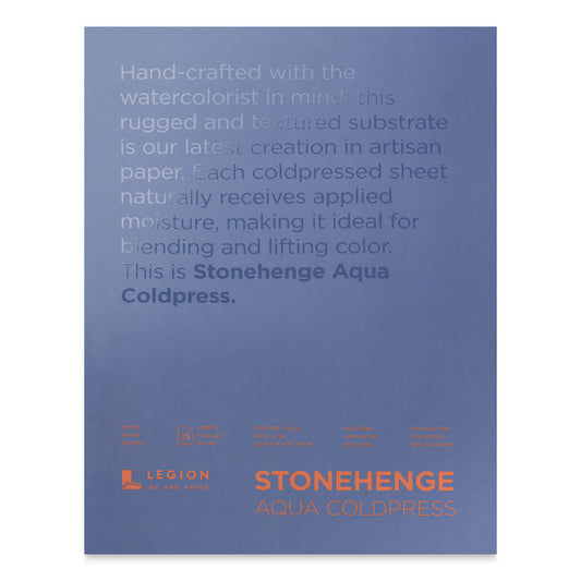 Legion Stonehenge Aqua Cold Press Watercolor Block