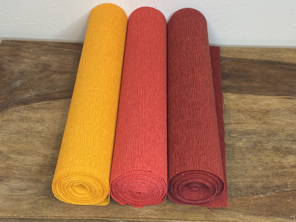 Red Florist Crepe Paper
