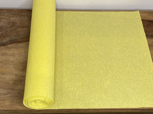 Light Yellow Heavy Florist Crepe