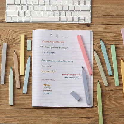 Mr. Pen Aesthetic Highlighters - 20 Chisel Tip Set