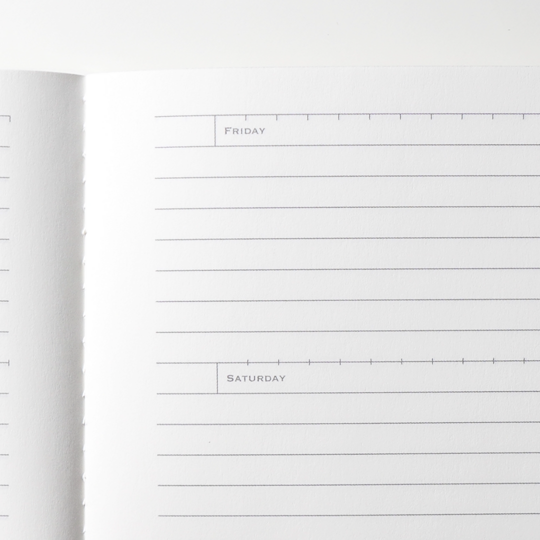 A5 Notebook with Tomoe River Paper by LOCHBY • Planner Pages (6-Month)