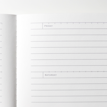 A5 Notebook with Tomoe River Paper by LOCHBY • Planner Pages (6-Month)