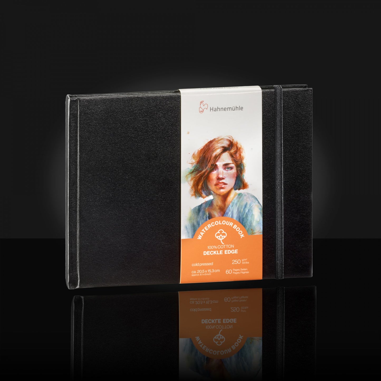 Hahnemuhle 100% Cotton Watercolor Book - Deckle Edge