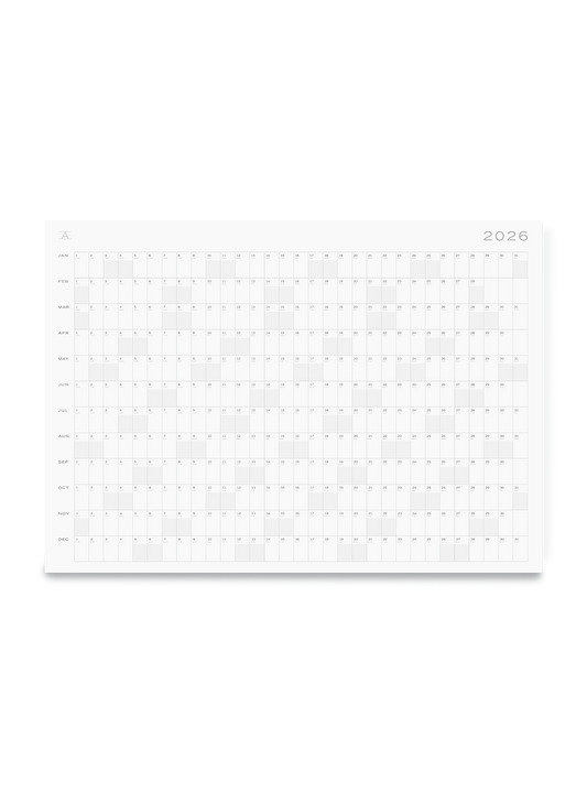 2026 Annual Planning Calendar