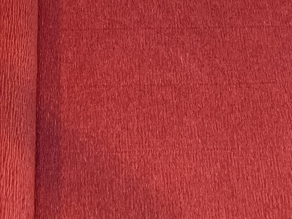 Dark Red Heavy Florist Crepe