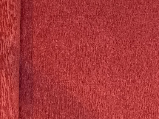 Dark Red Heavy Florist Crepe