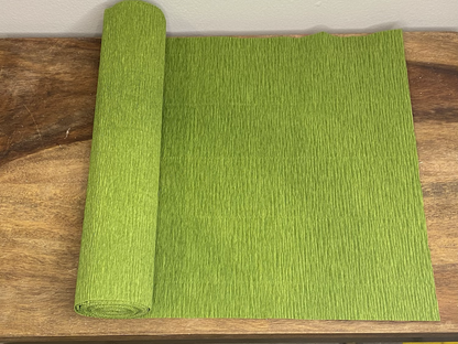 Grass Green Heavy Florist Crepe