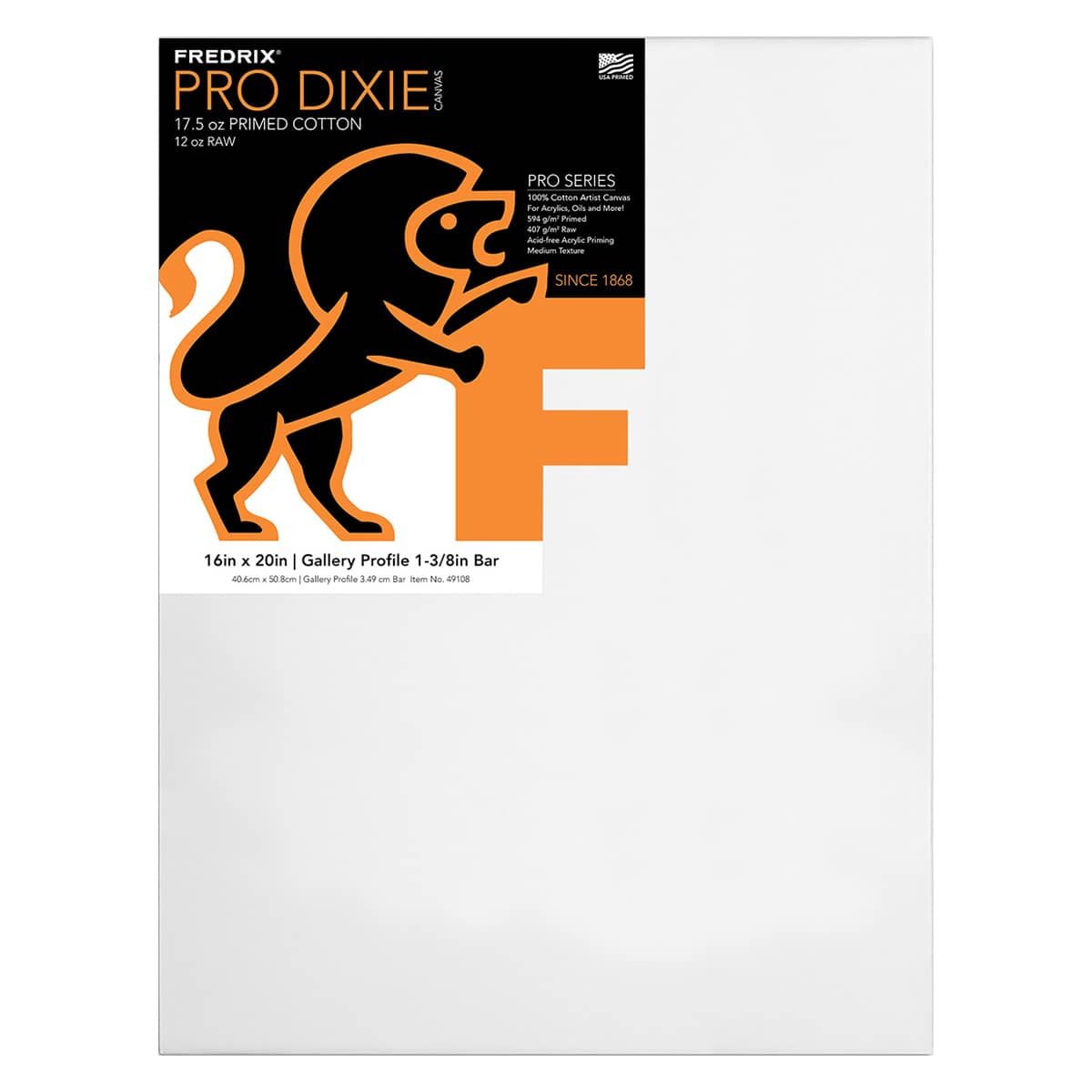Fredrix Pro Series Dixie Stretched Canvas - Gallery Profile