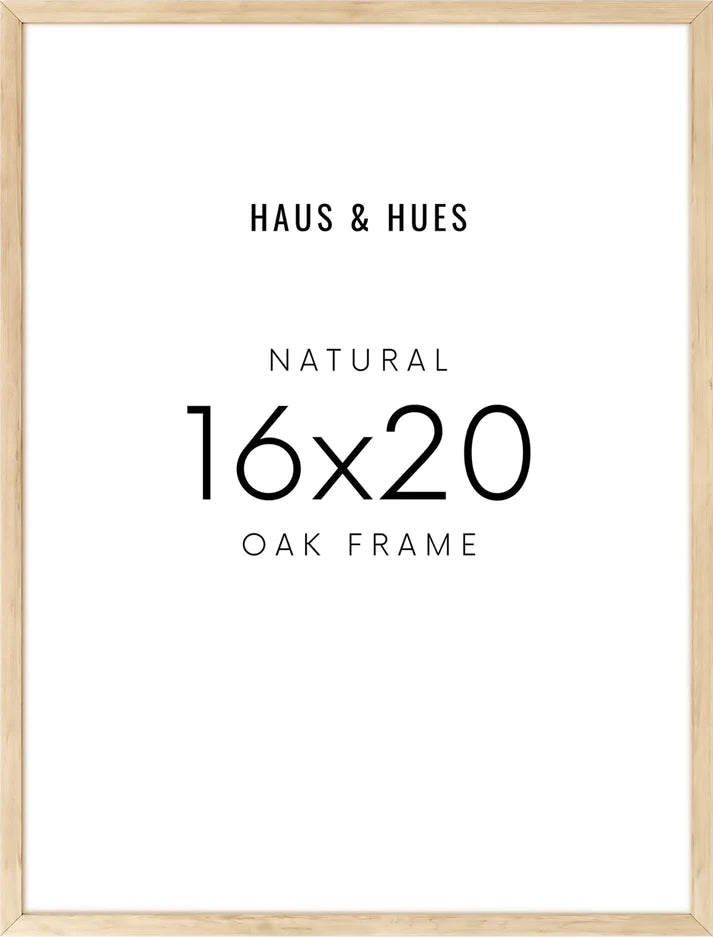 Natural Oak Frames in Beige