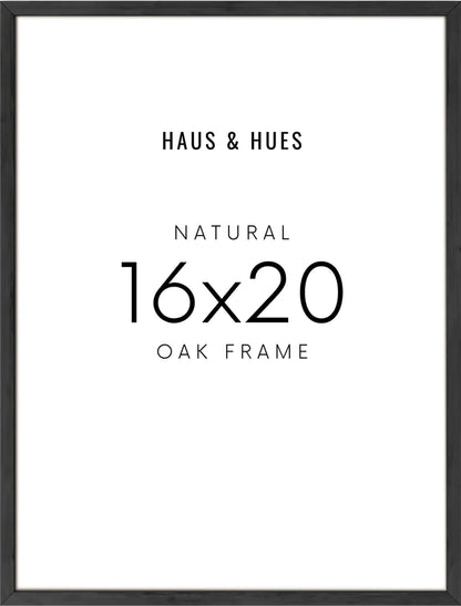 Natural Oak Frames in Black