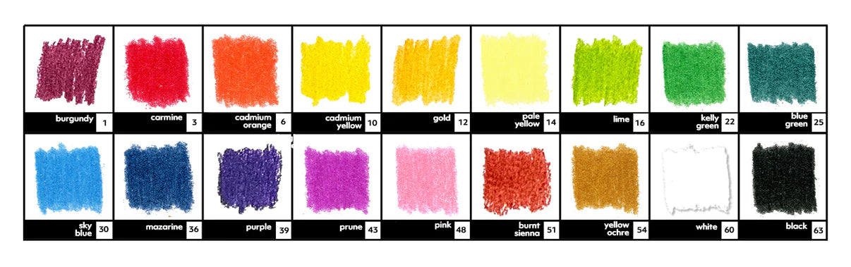 PRE-ORDER: Ultralight 18 Color Pencil Drawing Set by With